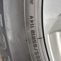 ランクル300AX 純正ホイール　走行100キロ 純正ホイールナット付きの画像