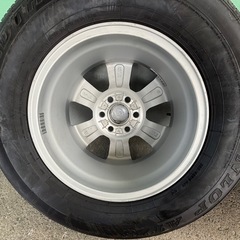 ランクル300AX 純正ホイール　走行100キロ 純正ホイールナット付きの画像