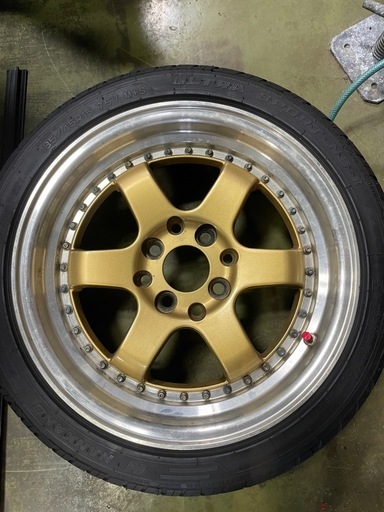 workタイプ深リムホイール、軽トレーラー