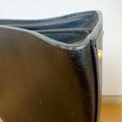【美品】ダレスバッグ ビジネスバッグ ドクターバッグ 黒 ブラック オールレザーの画像