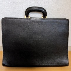 【美品】ダレスバッグ ビジネスバッグ ドクターバッグ 黒 ブラック オールレザーの画像