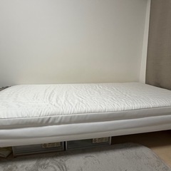 無印良品ベッドと引出しケースセットの画像