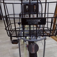 ほぼ新品！18インチの子供用自転車カゴ、鍵、ライト付き！の画像