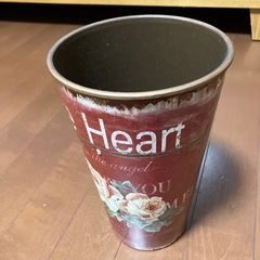 花瓶　ゴミ箱　ローズの画像