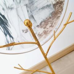 アクセサリーツリー ゴールドの画像