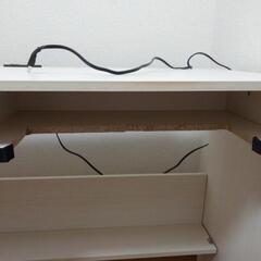ニトリ デスク 白 ホワイトの画像