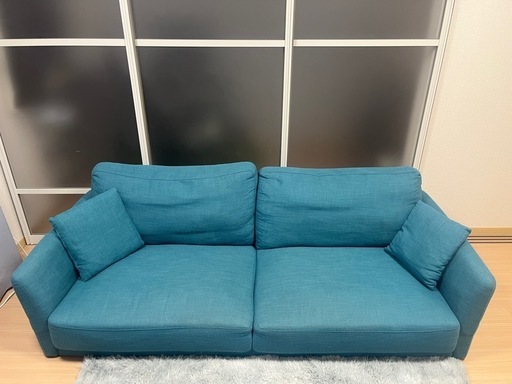 ※売れました。3人がけロングL字ソファ　元値15万円