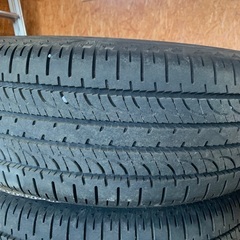 デリカD5 シャモニー　純正ホイール、タイヤセットの画像