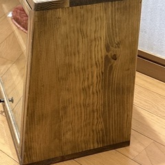 ナチュラル雑貨　新品　カウンターキャビネットケースの画像