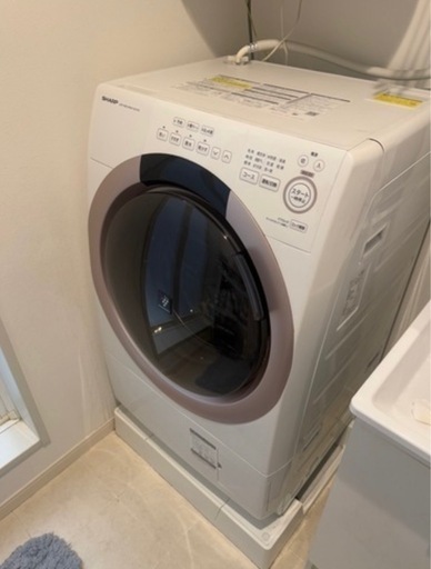 2022年製　SHARP ドラム式洗濯機　ES-S7G-NL