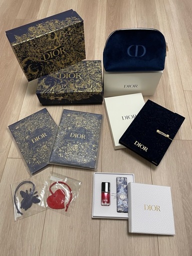 Dior ノベルティ　ポーチ　ノート　マニュキュア　リップ