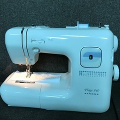 (決まりました)厚地★パワフル★JANOME家庭用ミシンplag...