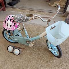 １４インチの子供用の自転車の画像