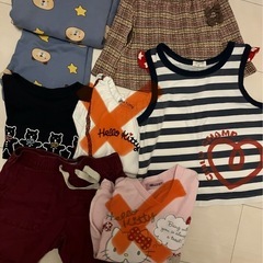 【8/26処分】女の子のお洋服　90-100cmお安くお譲りします！の画像