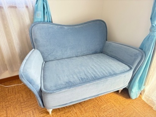 フランフラン テネルソファ ブルー 二人掛け ソファ Francfranc