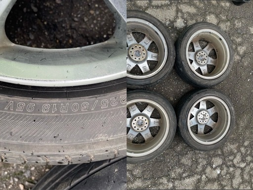M’Z SPEED Juno Vogue 18インチ × 8.0JJ PCD114.3 5穴 アルミ　ホイール