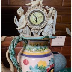 ◆　欧州のアンティークな置物&日本の焼物　花瓶　まとめ売り
の画像