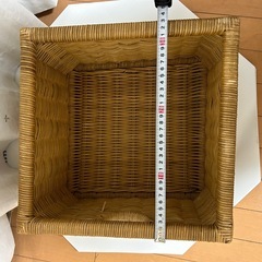 レトロバスケット　藤かご　9個セットの画像