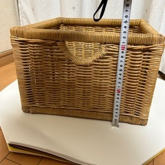 レトロバスケット　藤かご　9個セットの画像