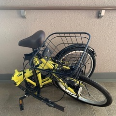 折りたたみ自転車の画像