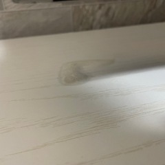 ホワイト　木目調　テレビ台の画像