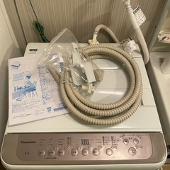 【引渡完了】 2022年製Panasonic 洗濯機 6kg