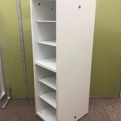 【商談中】シューズラック・下駄箱　6足　白　＜２＞ 　残り2個の画像