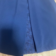 【美品】LODISPOTTO レースフレアスカート M ネイビー　膝丈の画像