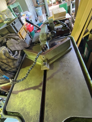 キー溝加工　専用機
