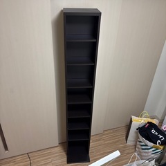 本棚　8段　中板高さ変更可能