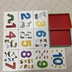 エリックカール　数字　カード　パズル　知育玩具の画像
