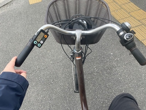 お譲り先決定】 パナソニック ビビ・ライト・U 電動自転車 自転車カバー付