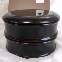 【お料理グッズ】しこく彫　二段丸重 仕切り付き 香川伝統漆器【今...