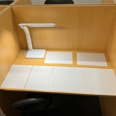 勉強机 椅子 スタンドライト オフィスチェアの画像