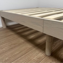 シンプル木製すのこベット　シングルサイズの画像