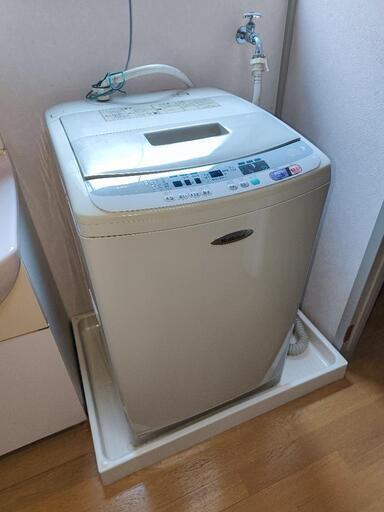 洗濯機　ナショナル　National　7kg 付属ホース、汲取配管付き