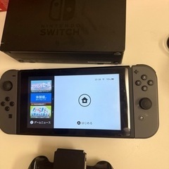 Nintendo Switch 本体セット グレーの画像