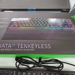 J6952　RAZER　ゲーミングキーボード　メンブレンスイッチ　ORNATA V3 TENKEYLESS　簡易クリーニング済【リユースのサカイ柏店】メーカー価格11,990円の画像