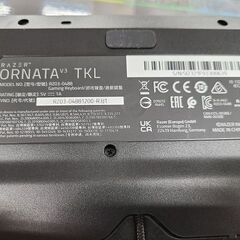 J6952　RAZER　ゲーミングキーボード　メンブレンスイッチ　ORNATA V3 TENKEYLESS　簡易クリーニング済【リユースのサカイ柏店】メーカー価格11,990円の画像