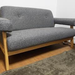 【取引中】2人掛けソファ　ほぼ未使用