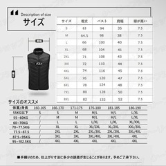 電熱 発熱 ベスト ジャケット 美品の画像