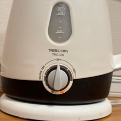 【譲ります】TESCOM 電気ケトルの画像