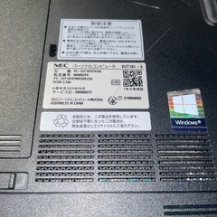 i5搭載win11ノートパソコン【NEC】SSD 256GB+HDD1TBの画像