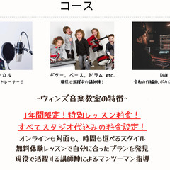 ウィンズ音楽教室　春のスーパーキャンペーンの画像