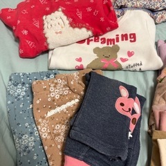 全17着 女の子 冬服80cm 90cm 95cm ズボン トレーナーまとめ売りの画像