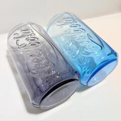 マクドナルド✕コカコーラ(非売品)　350ml缶モチーフ グラス３個セットの画像