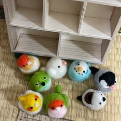 羊毛フェルト小鳥ハウスの画像