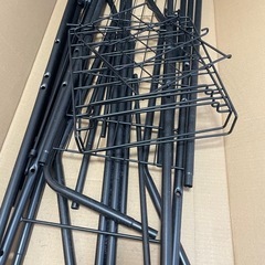 洗濯機ラック（ブラック）の画像