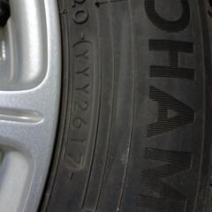 引取限定　スタッドレスタイヤ　社外アルミセット4本　205/60R16　　の画像