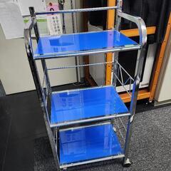 3段ガラス棚